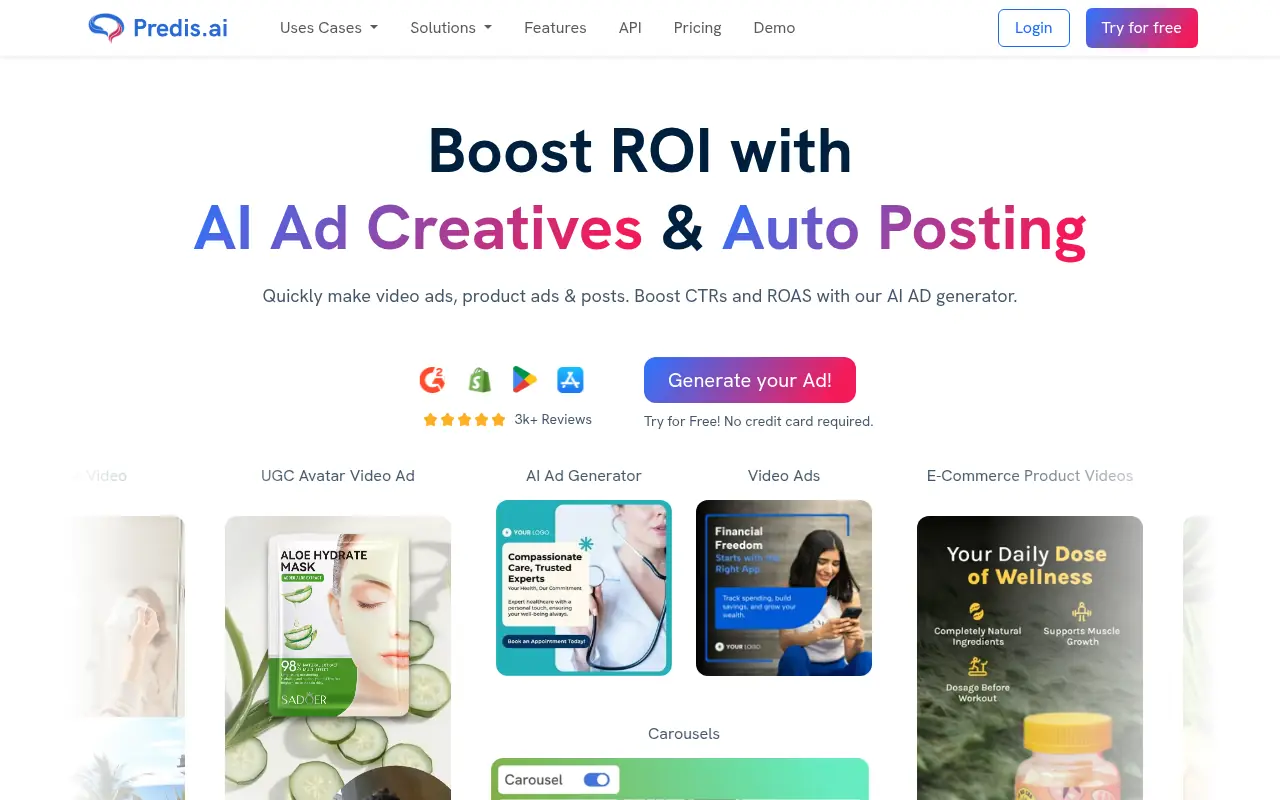 Predis.ai screenshot