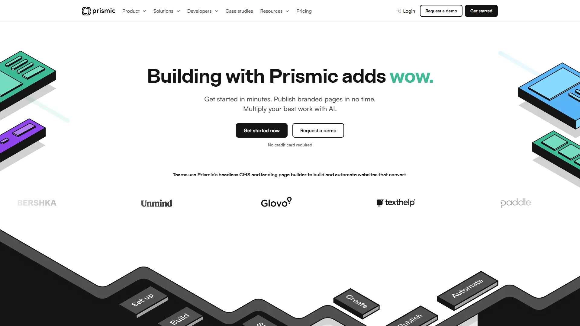 Prismic screenshot