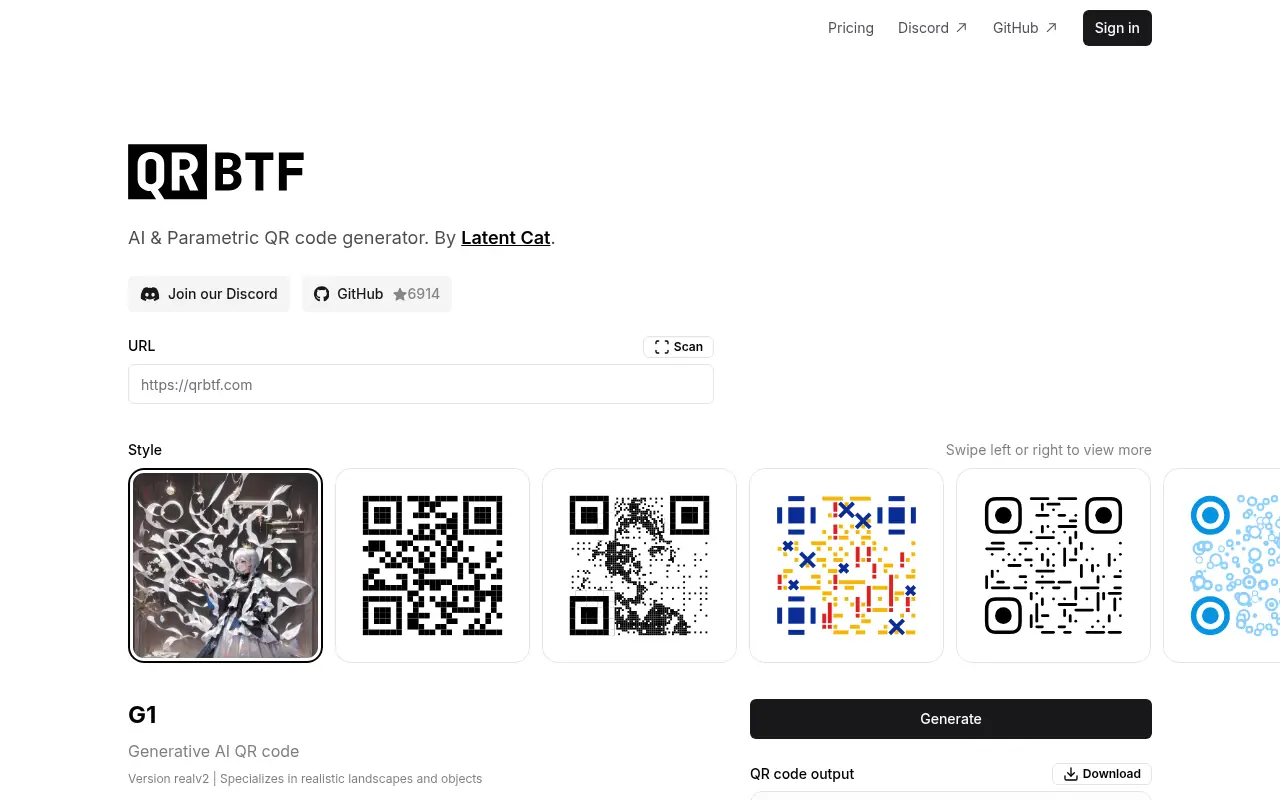 QRBTF screenshot