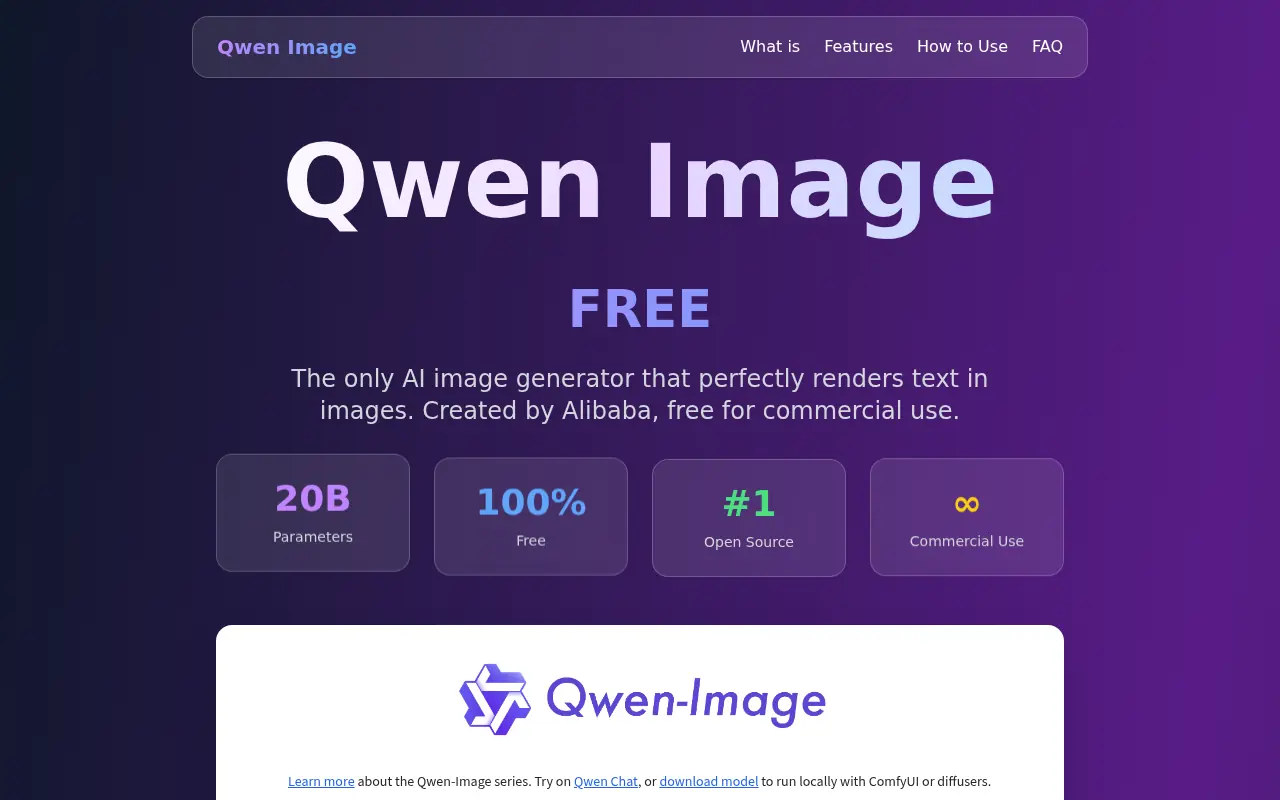 Qwen Images screenshot
