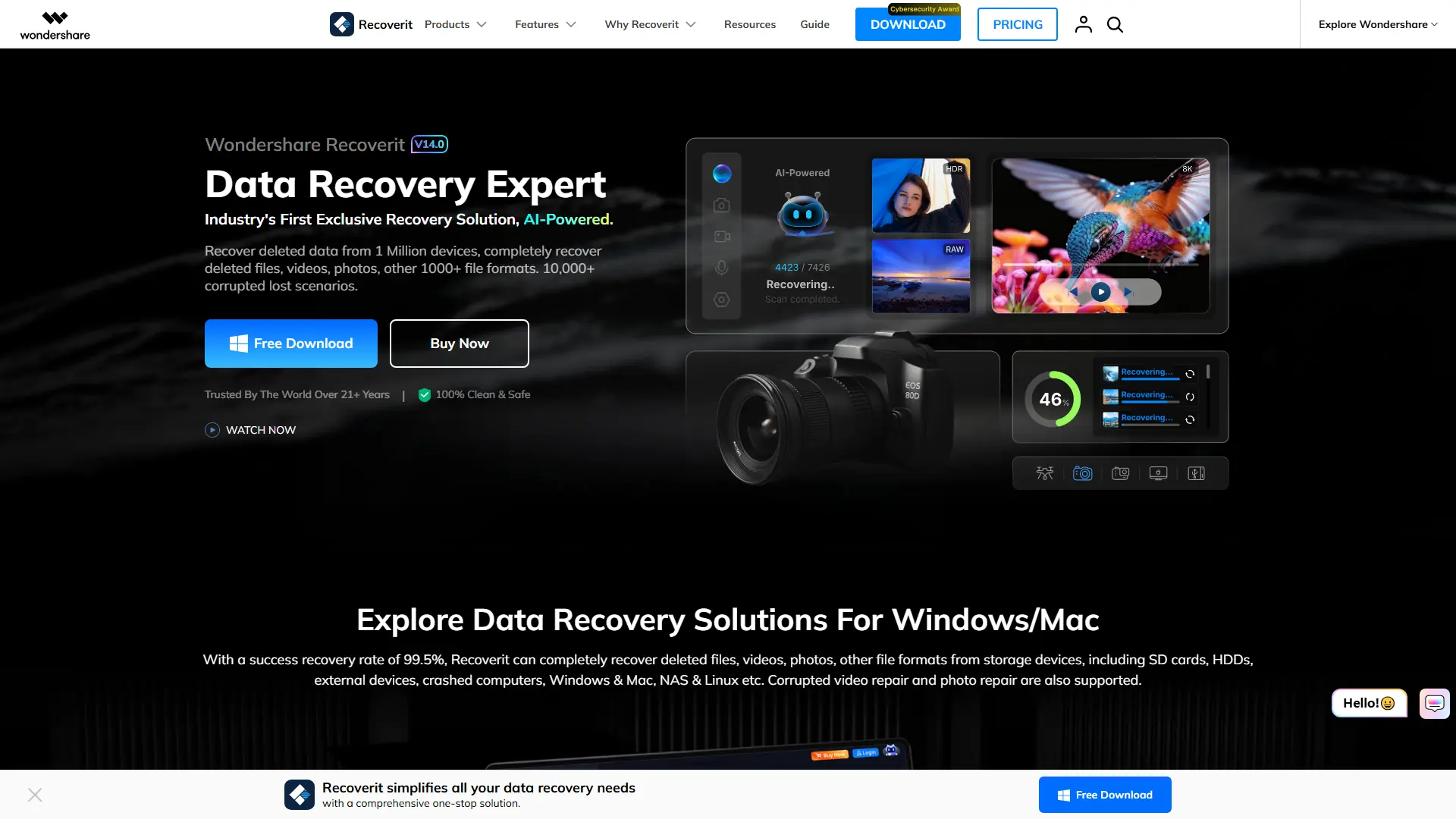Recoverit screenshot
