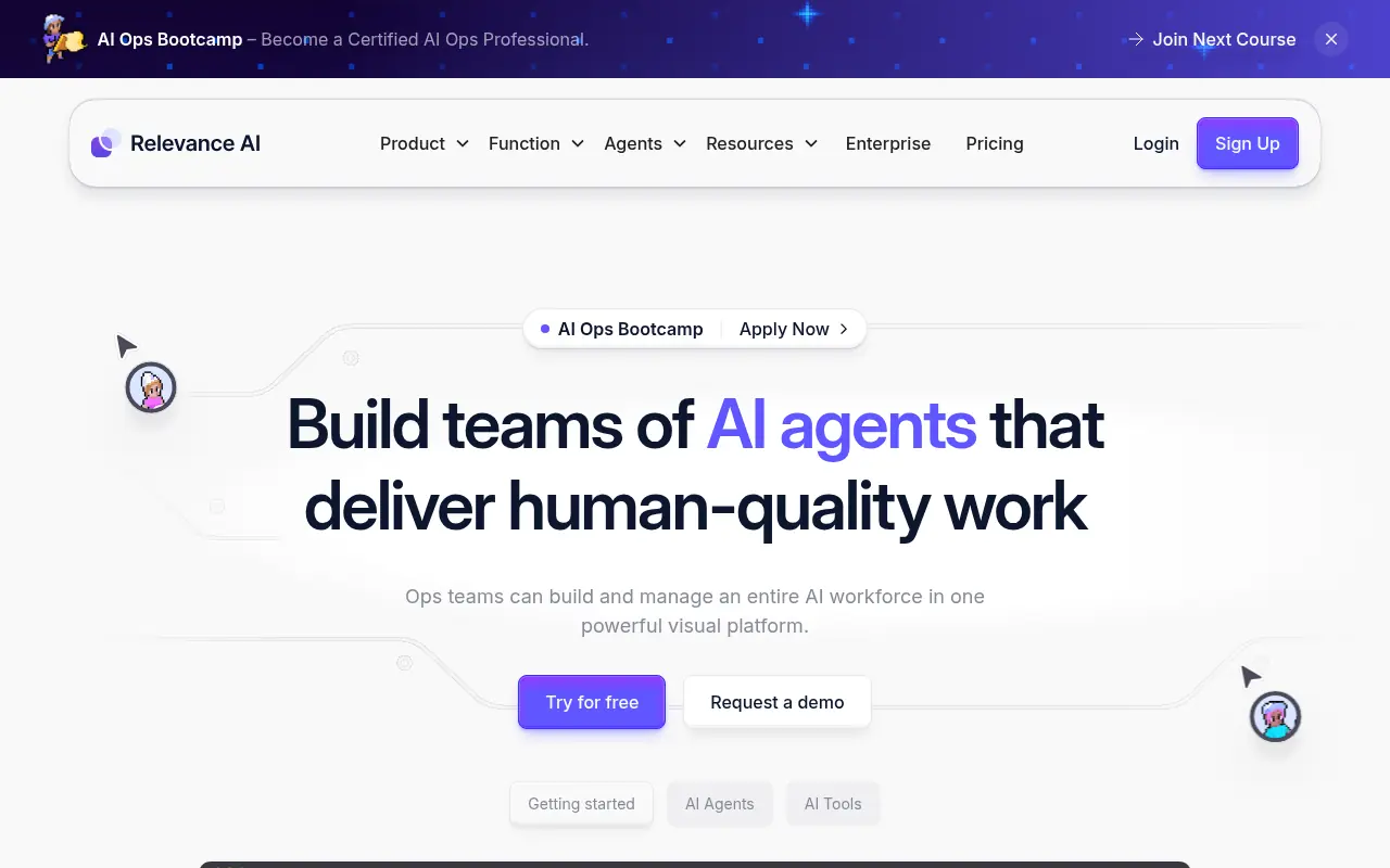 Relevance AI screenshot