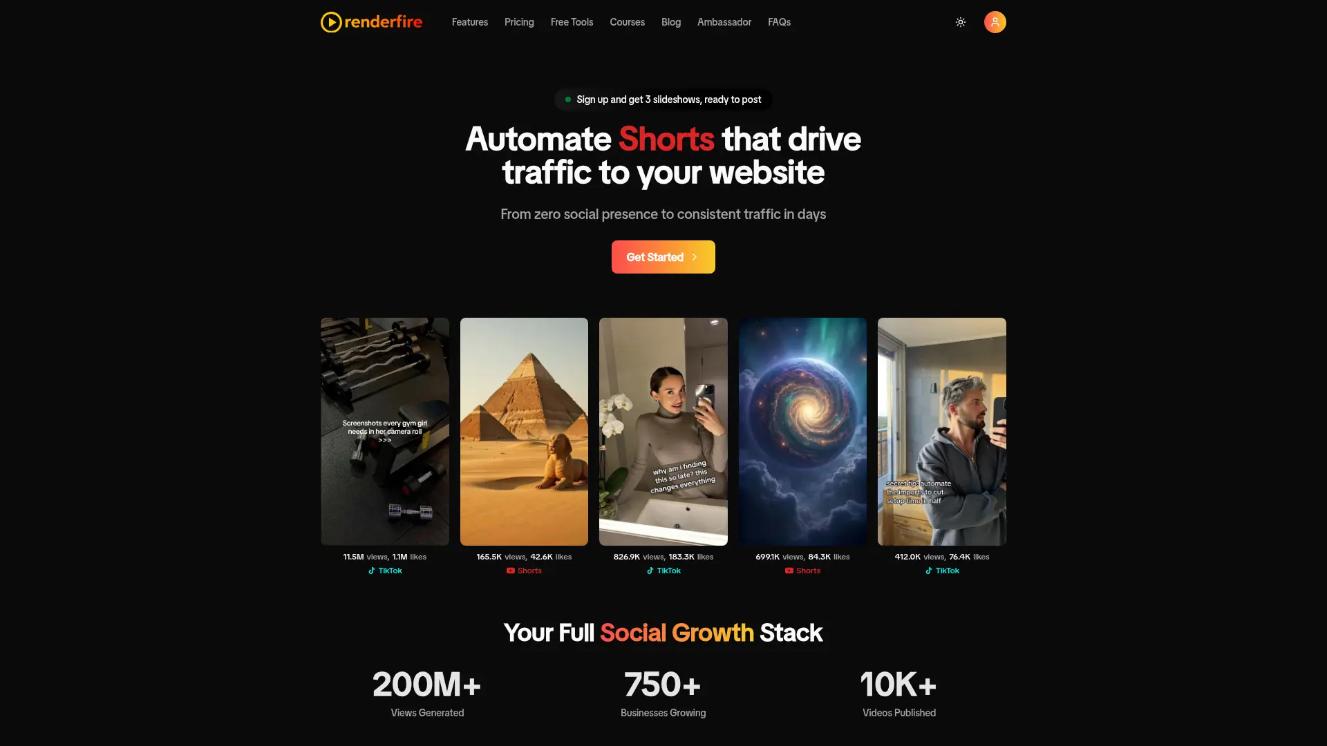 Renderfire screenshot