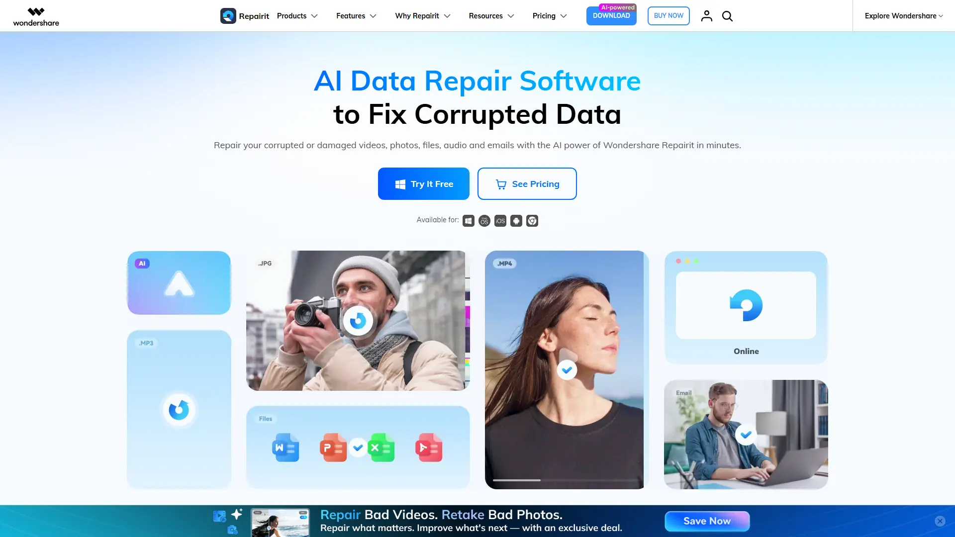 Wondershare Repairit screenshot