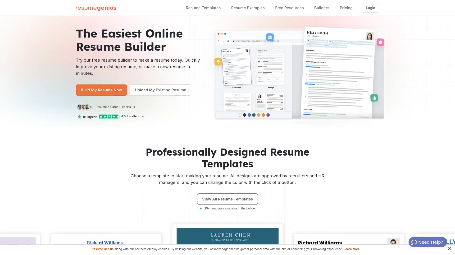Resume Genius screenshot