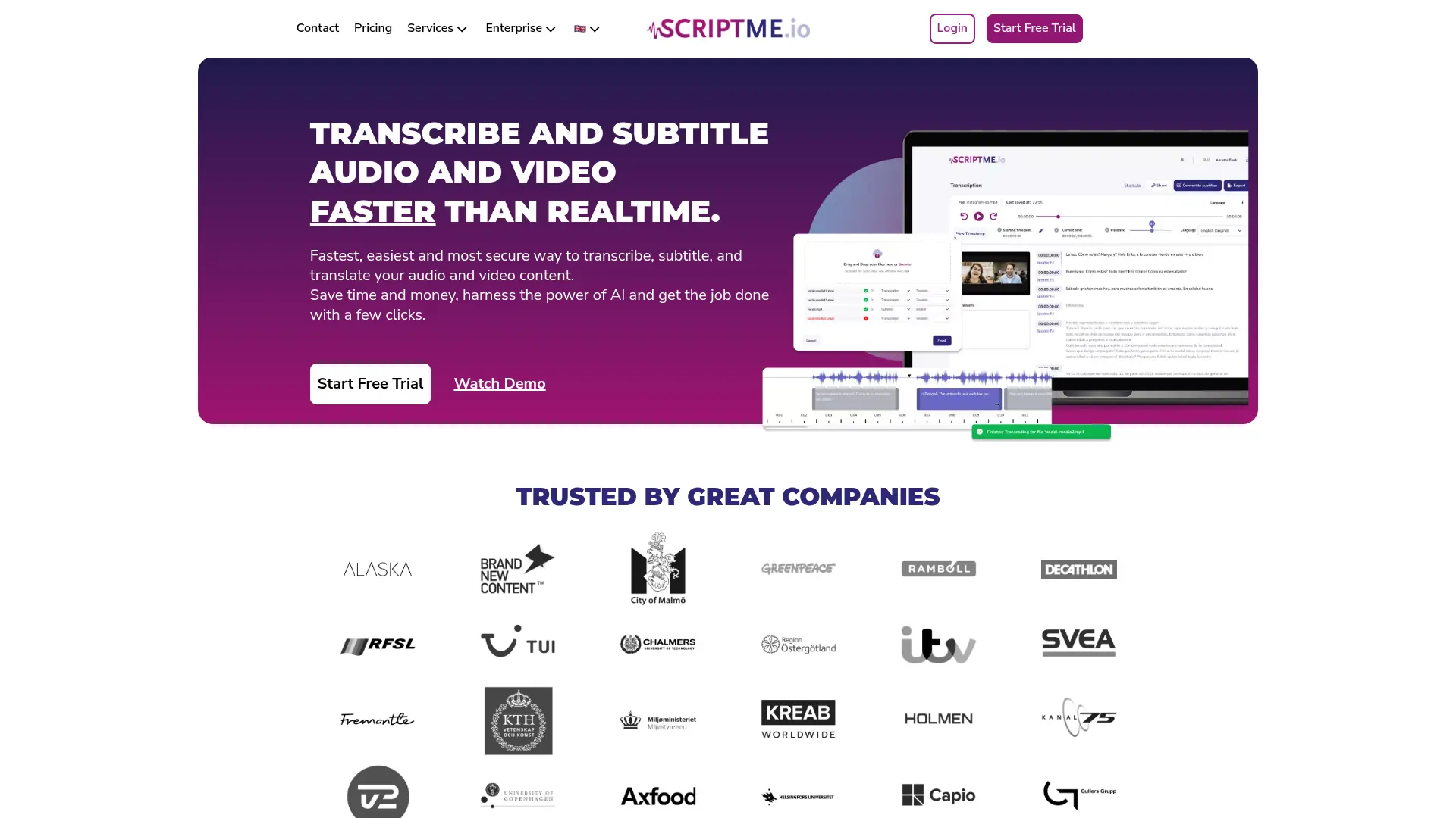 ScriptMe screenshot