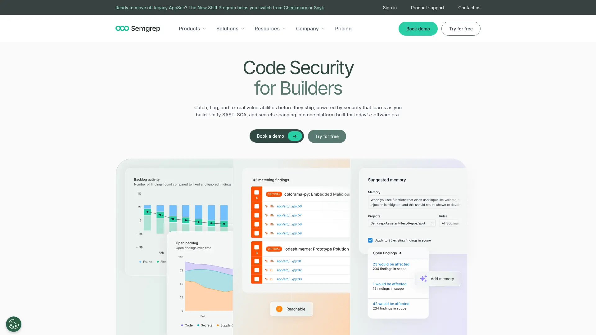 Semgrep screenshot