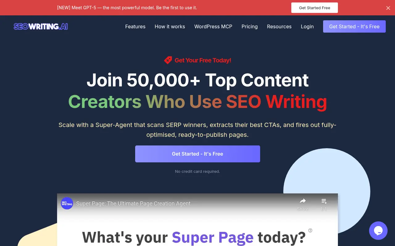SEO Writing AI screenshot