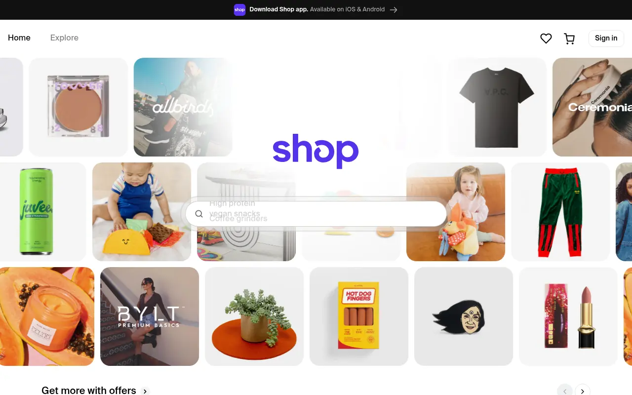 Shop screenshot