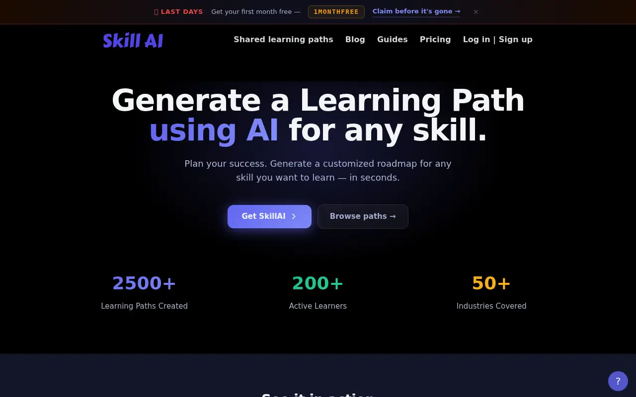 SkillAI screenshot