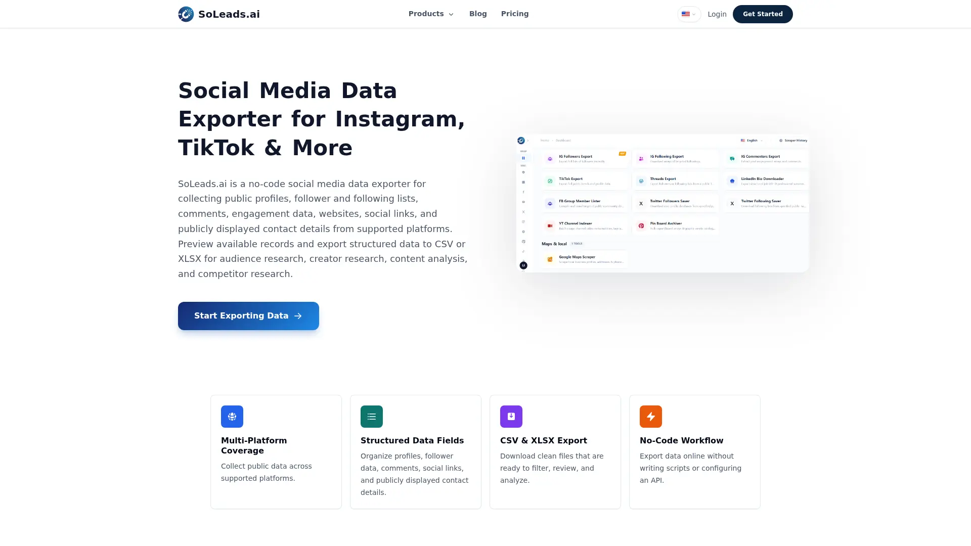 SoLeads screenshot