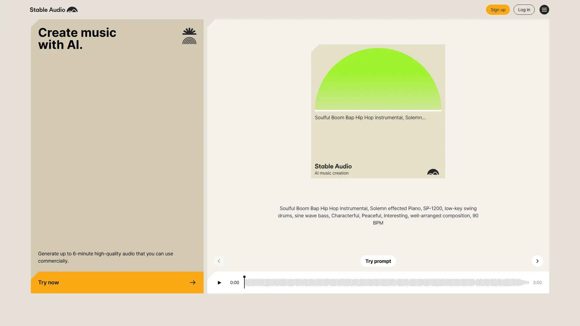 Stable Audio screenshot