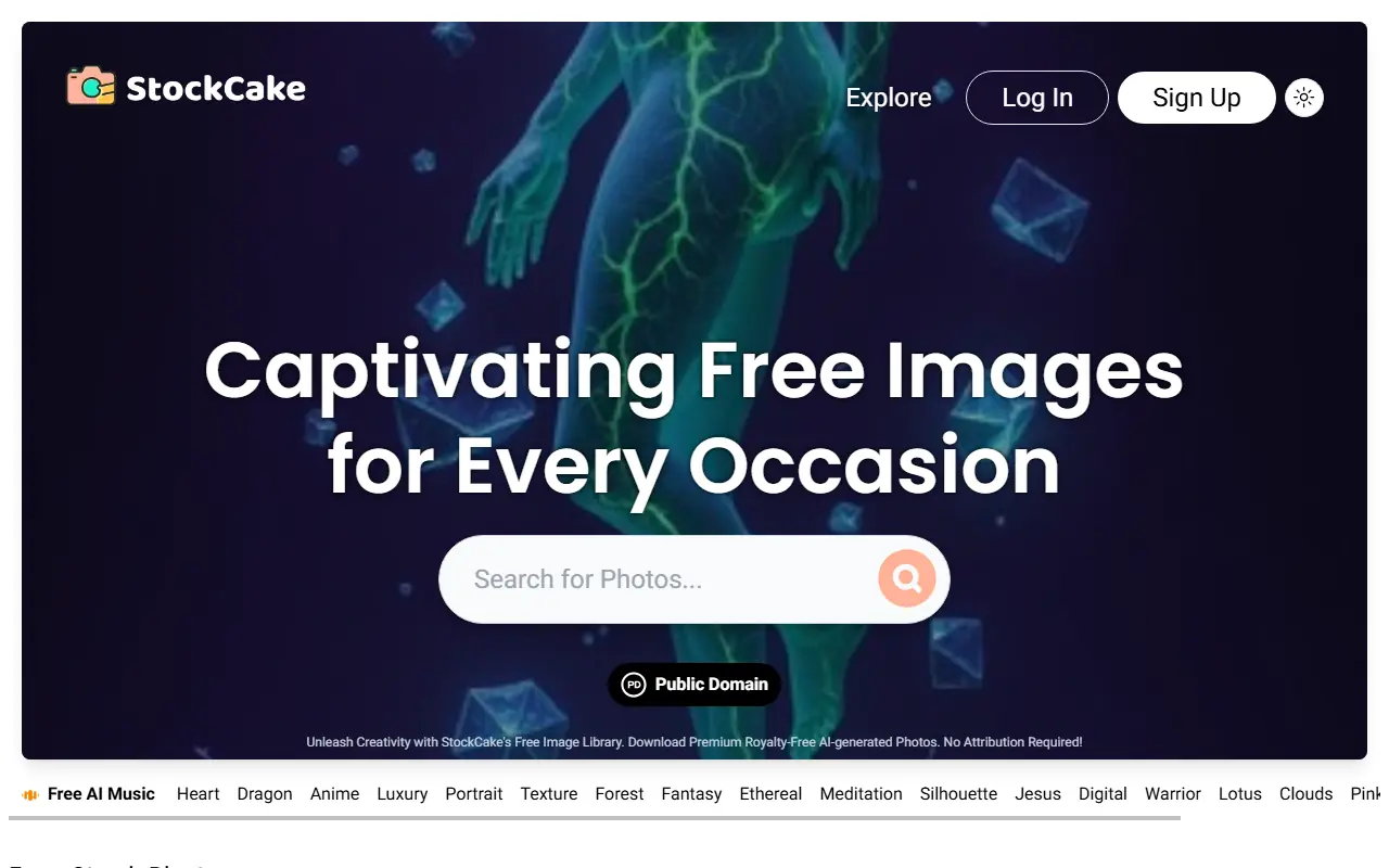 StockCake screenshot