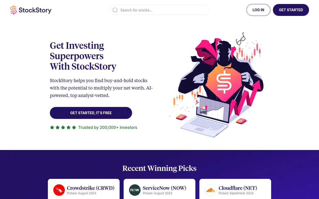 StockStory screenshot