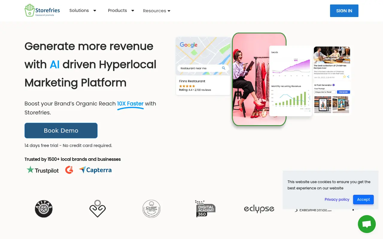 Storefries screenshot