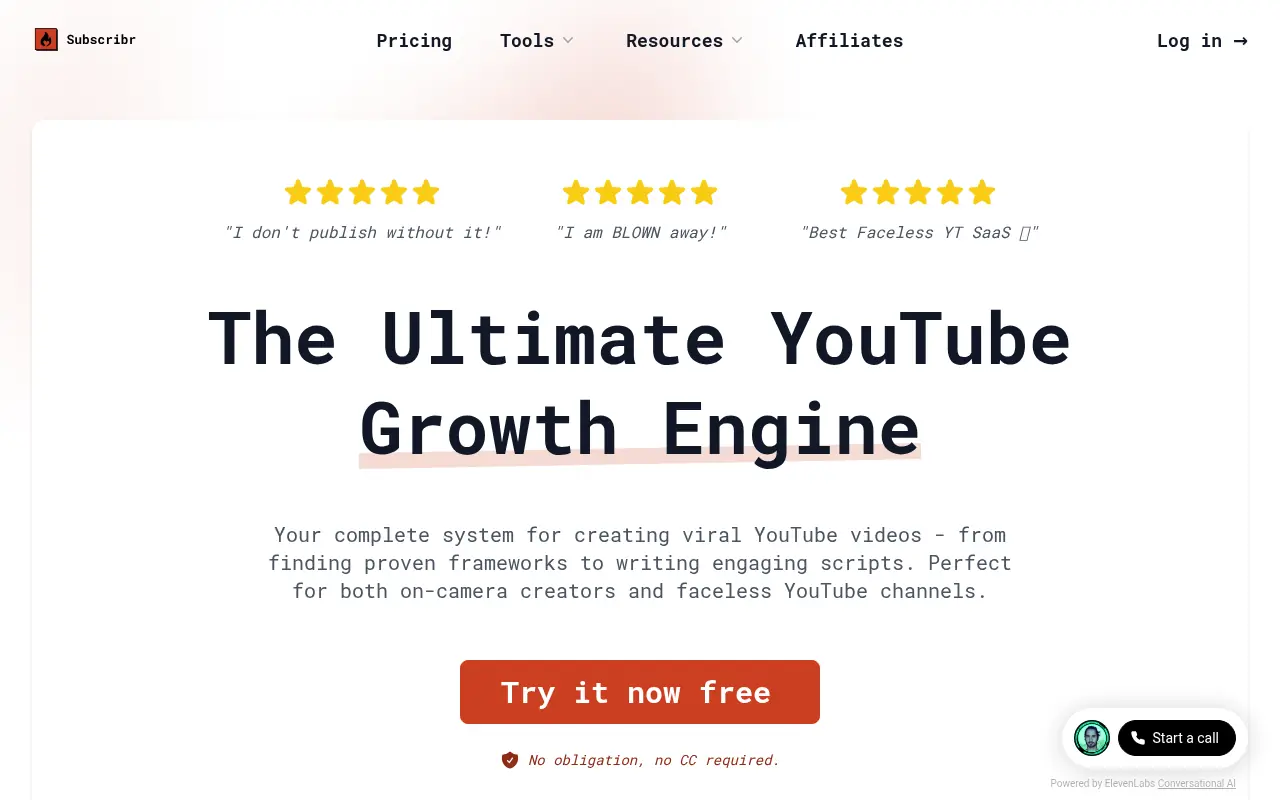 Subscribr.ai screenshot