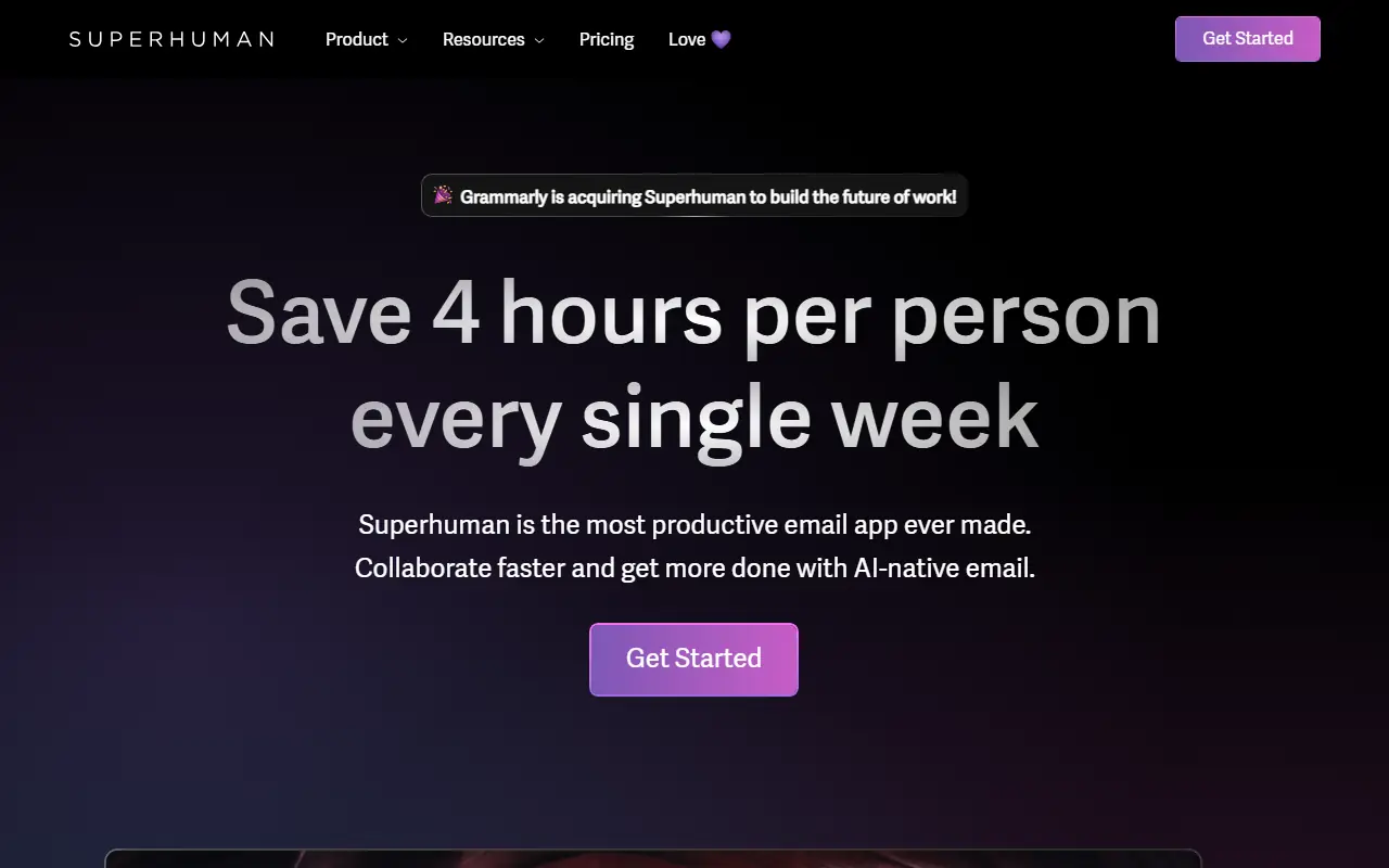 Superhuman screenshot