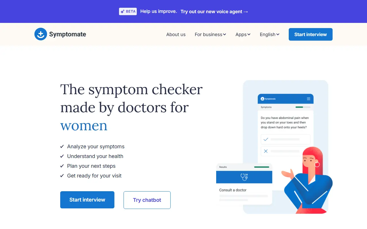 Symptomate screenshot