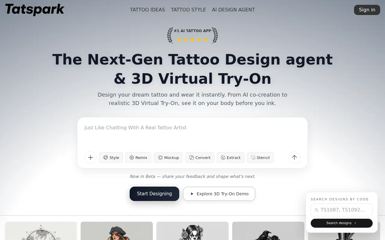 Tatspark screenshot