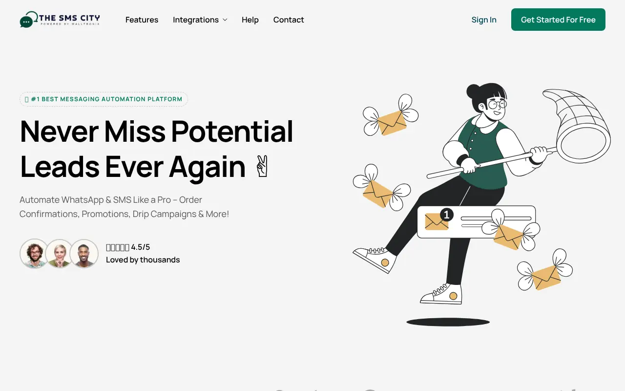 The SMS City screenshot