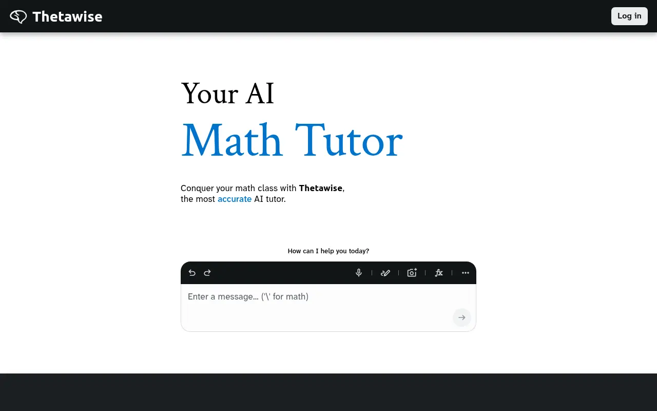 Thetawise screenshot