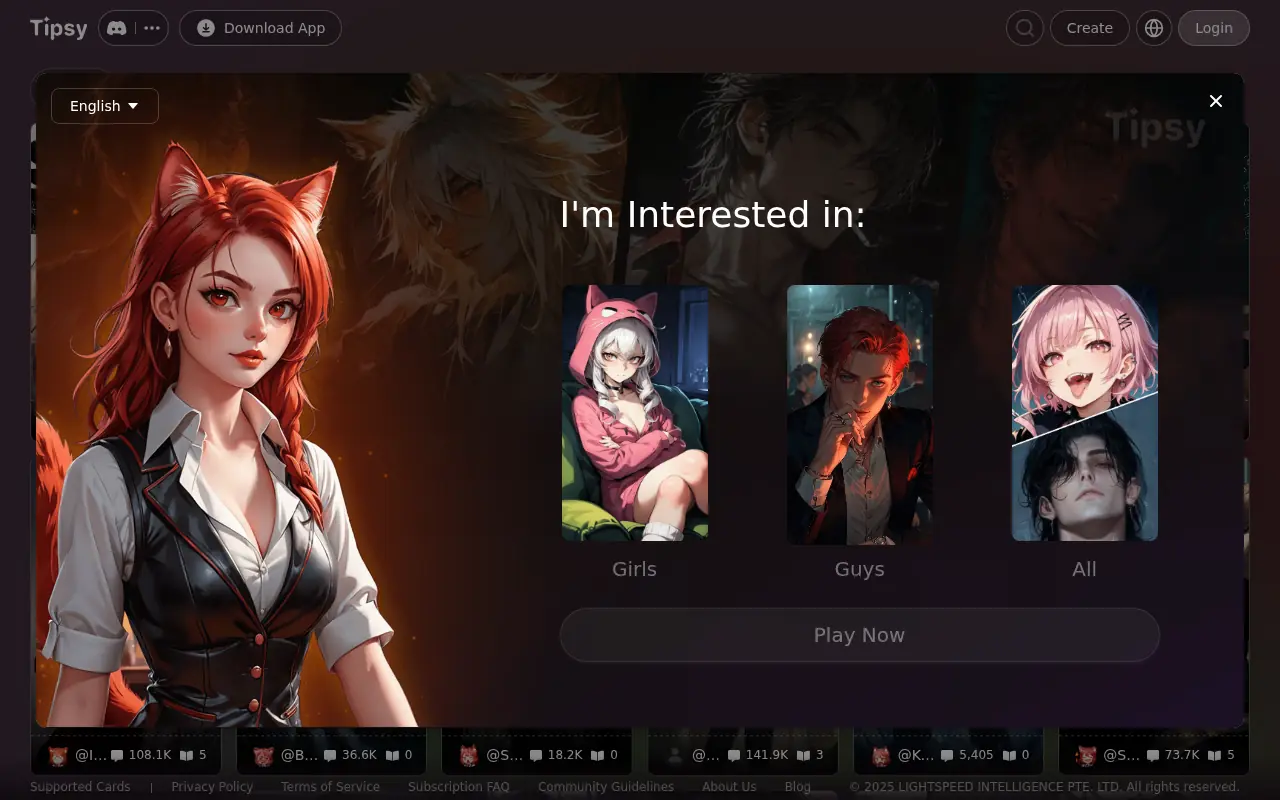 Tipsy Chat screenshot