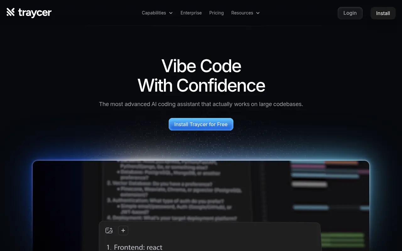 Traycer AI screenshot