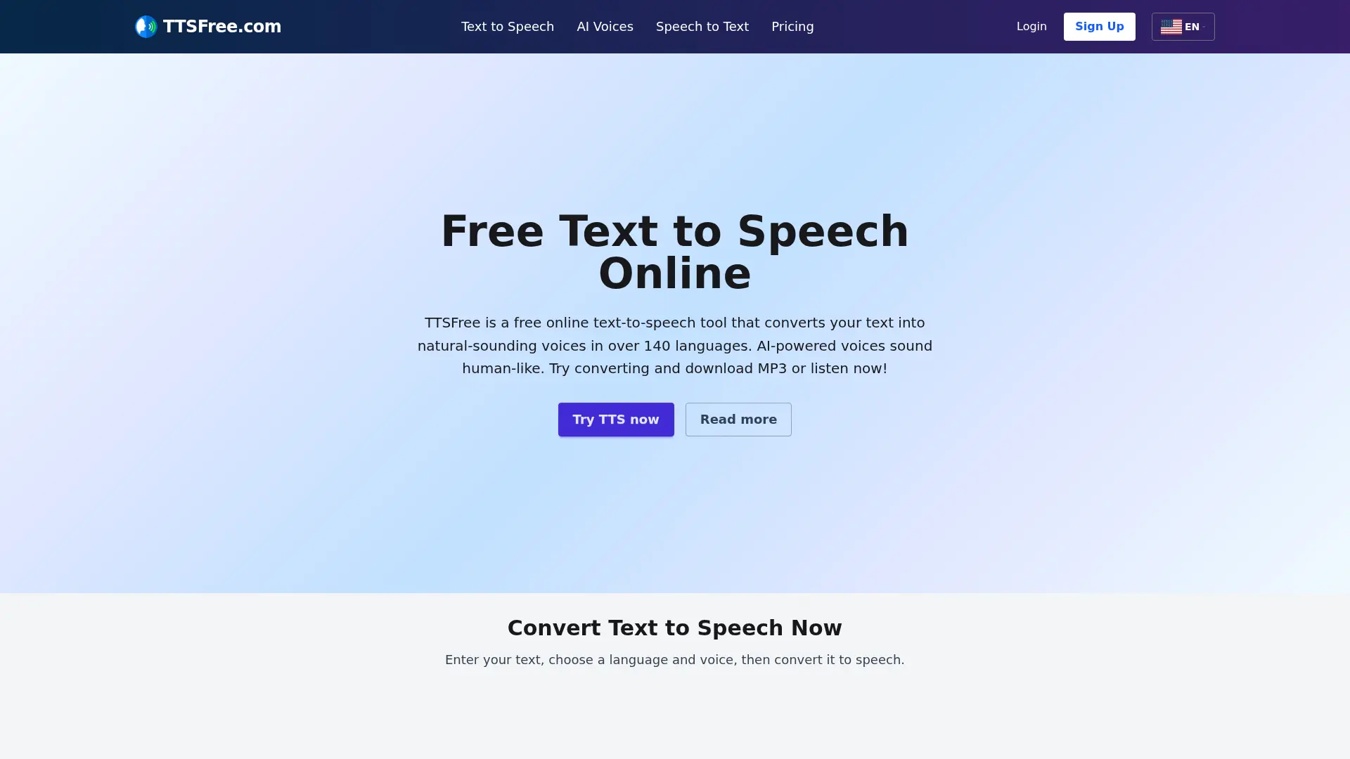 TTSFree screenshot