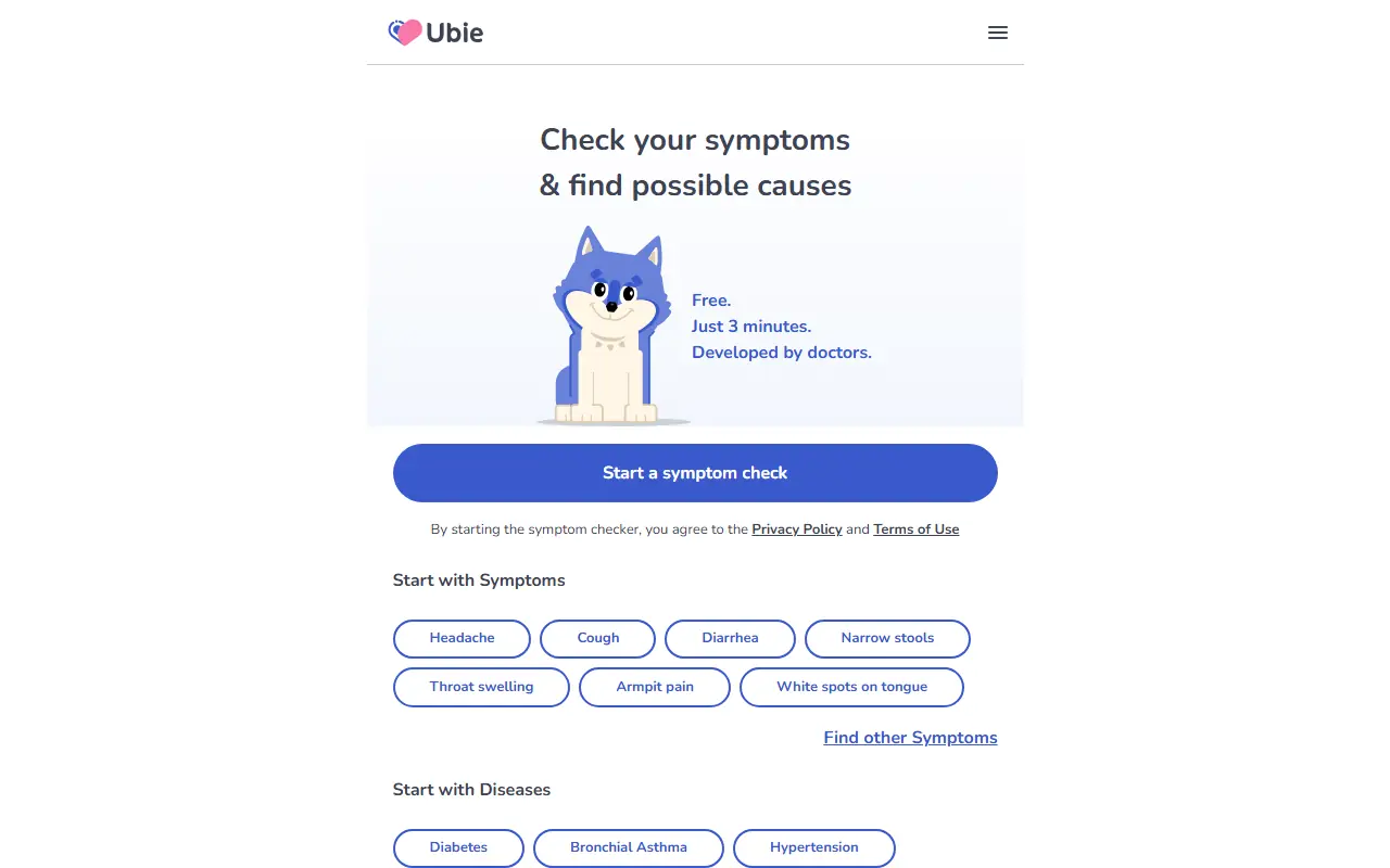 Ubie screenshot