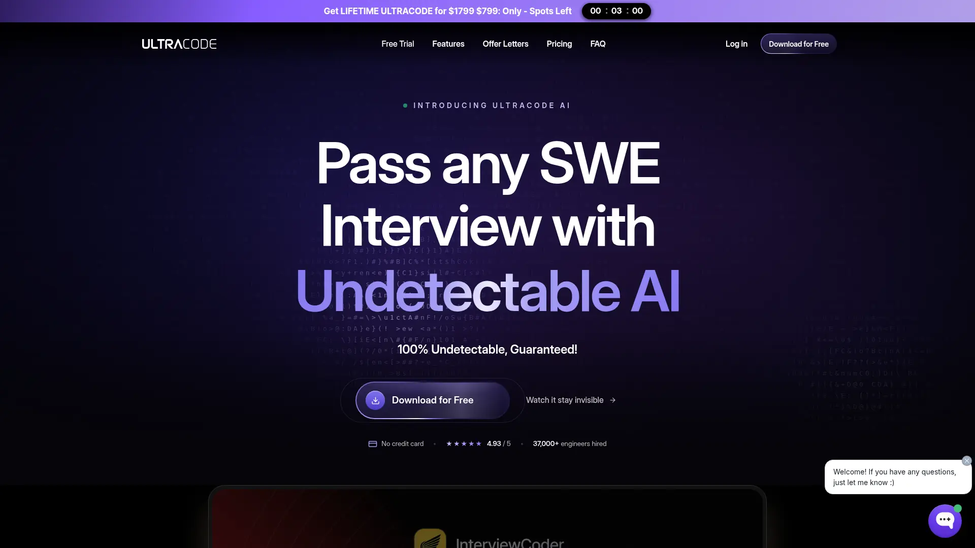 ULTRACODE screenshot