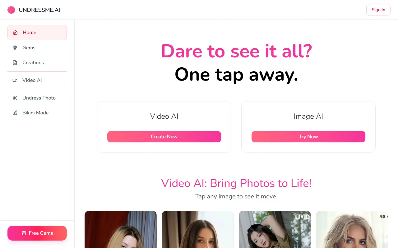 UndressMe AI screenshot