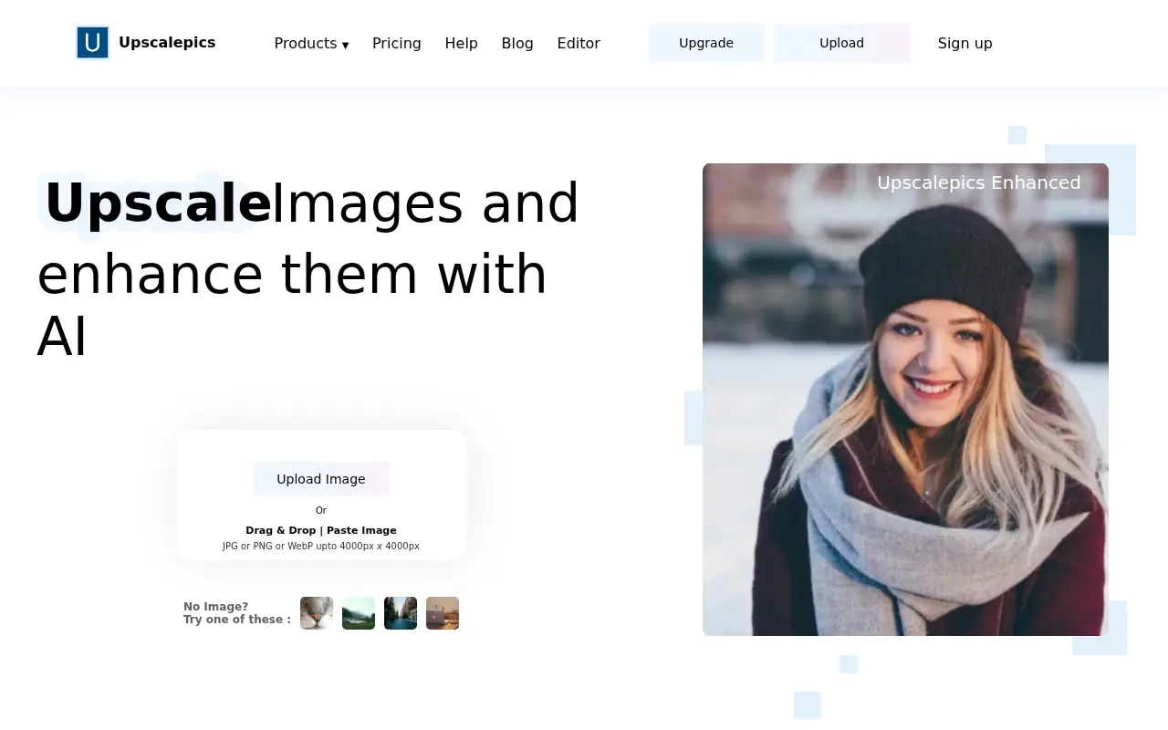 UpscalePics screenshot