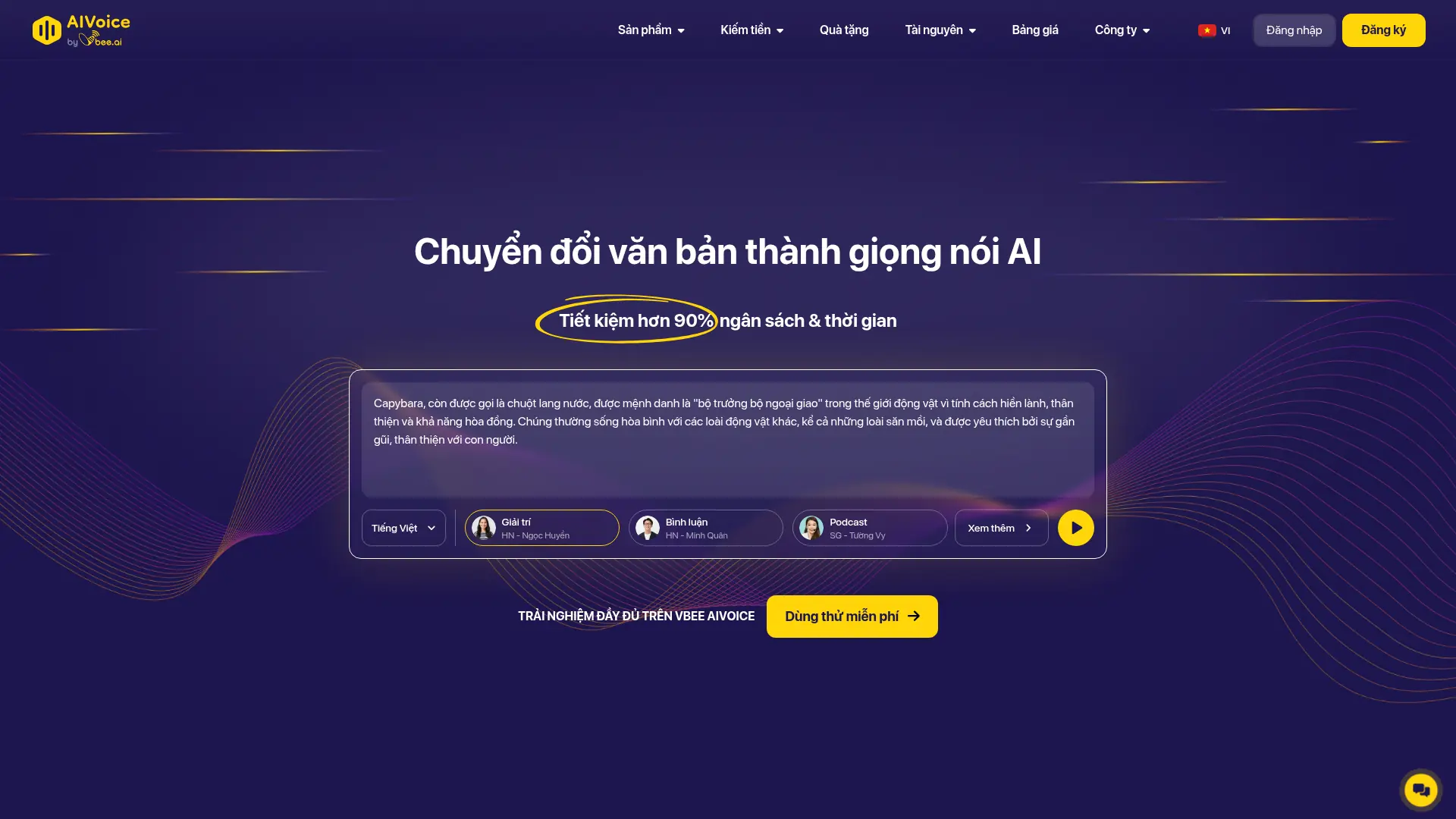Vbee screenshot