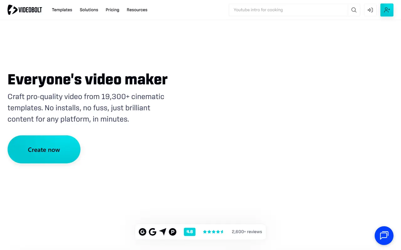 Videobolt screenshot