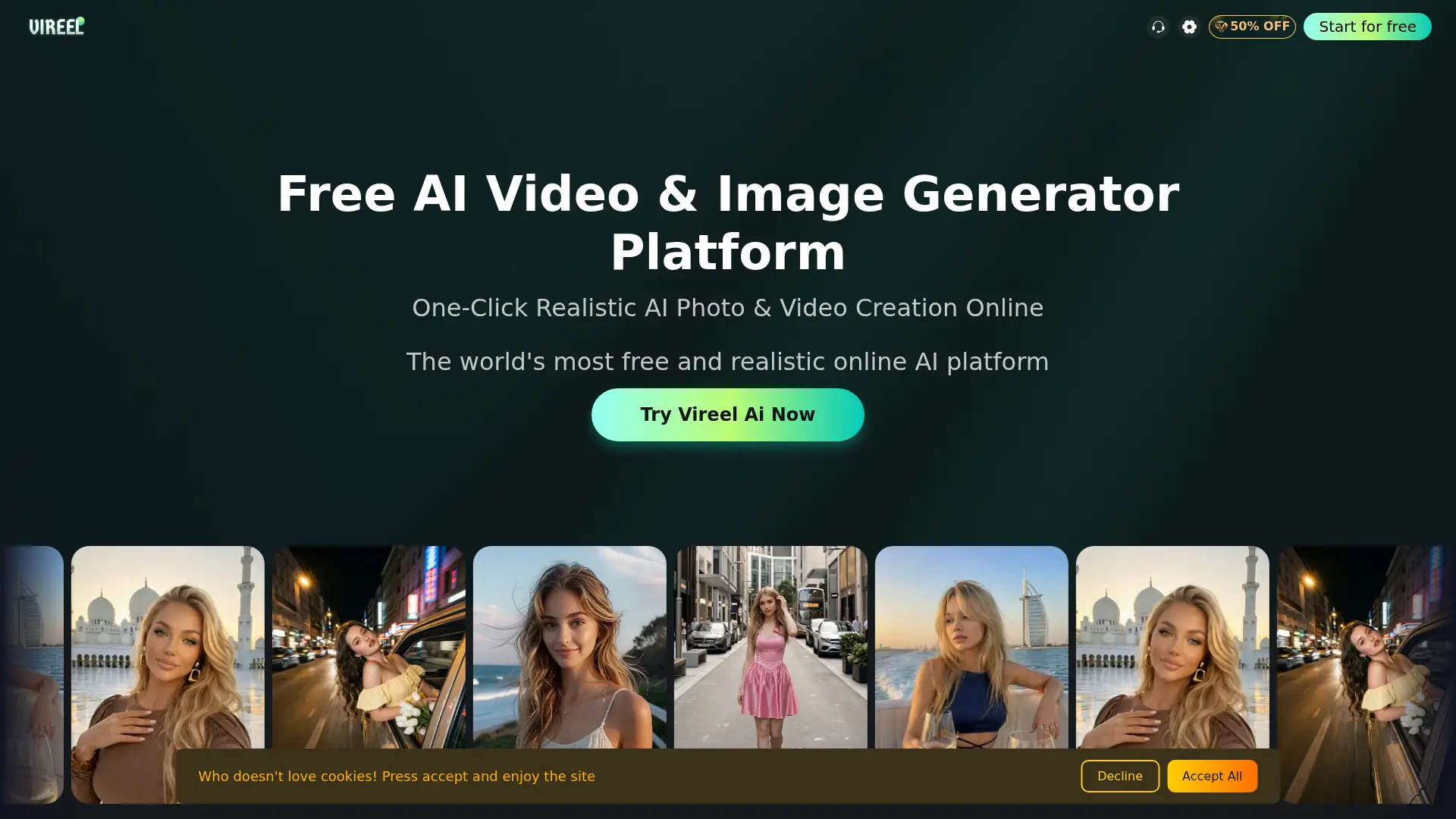 Vireel screenshot