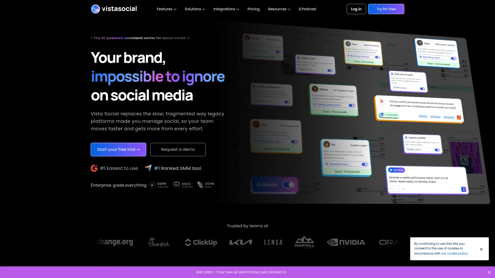 Vista Social screenshot