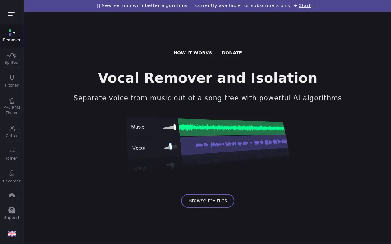 Vocal Remover screenshot