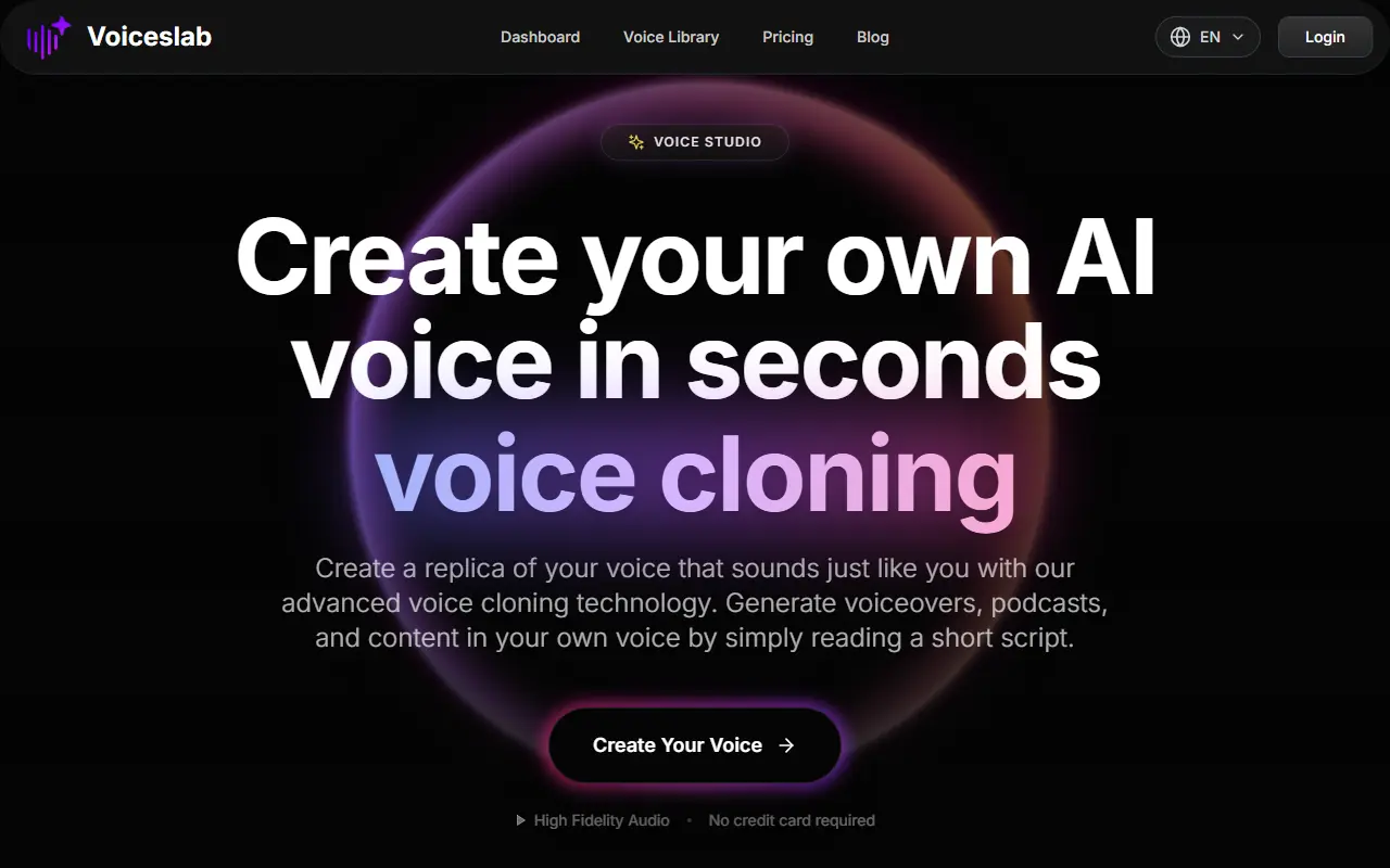 Voiceslab screenshot