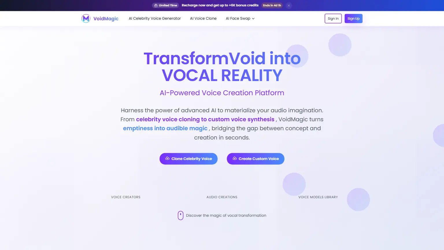 VoidMagic AI screenshot