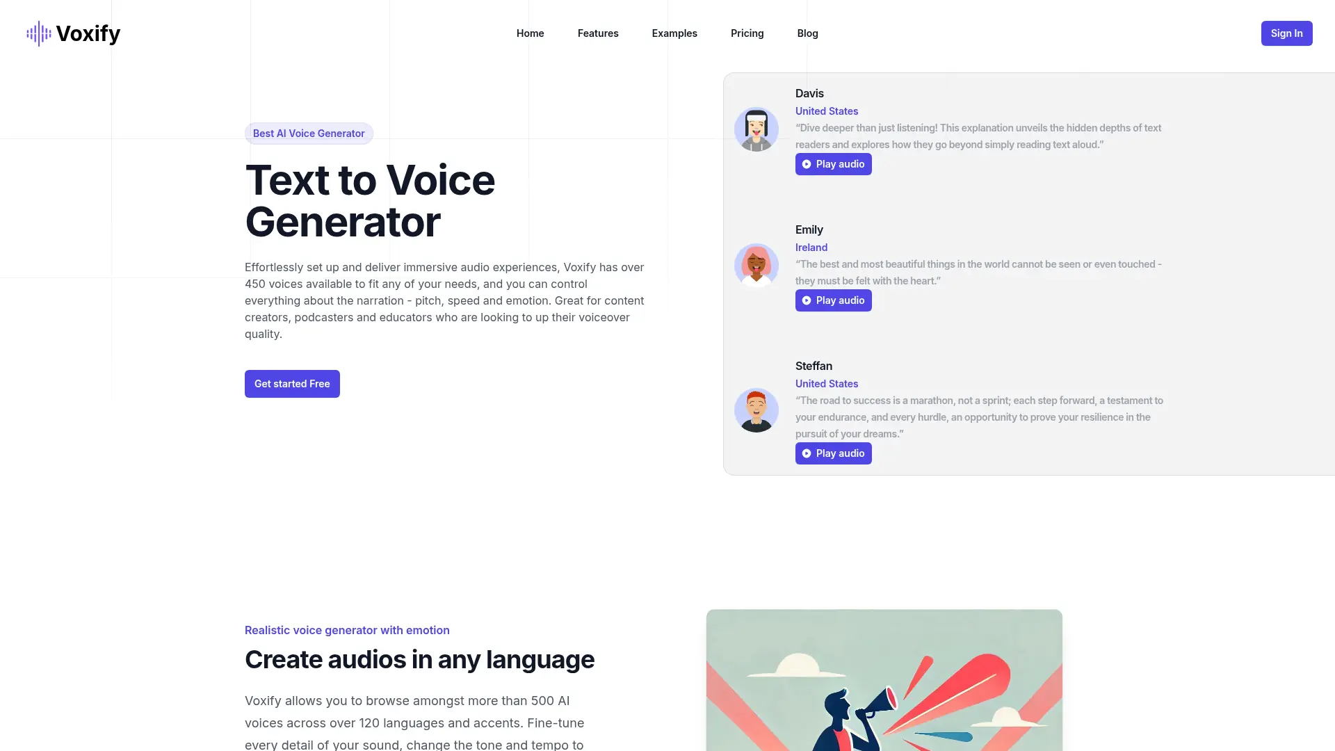 Voxify screenshot