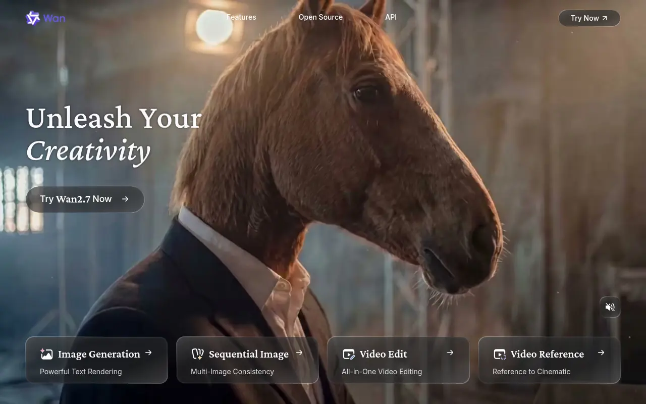 Wan AI screenshot