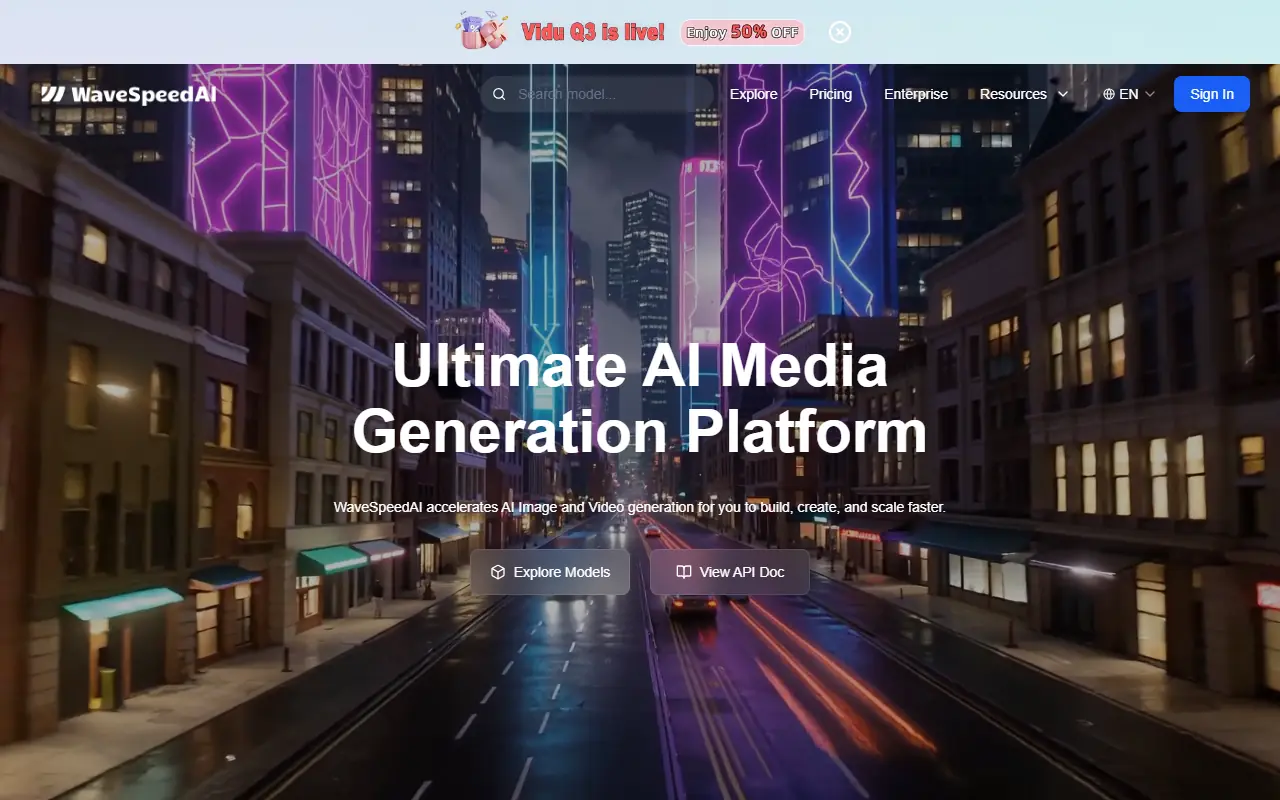 WaveSpeedAI screenshot