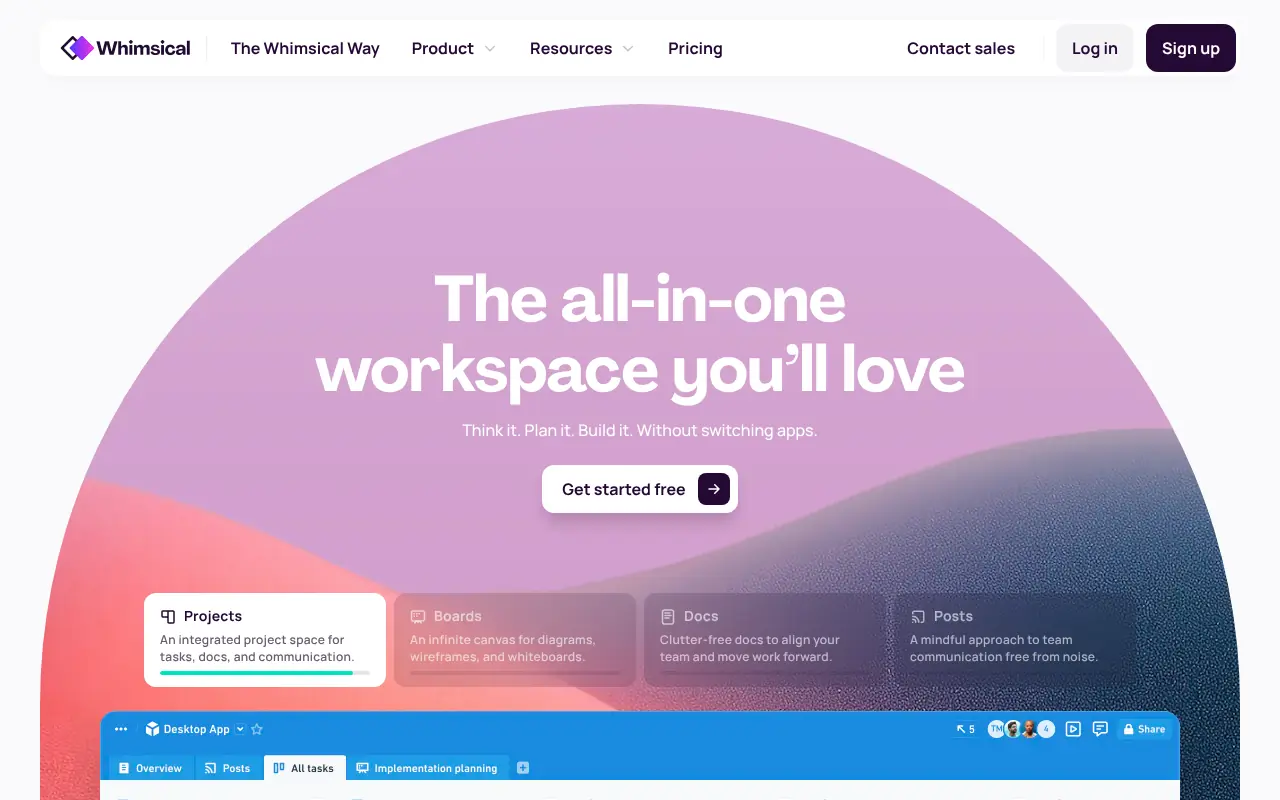 Whimsical screenshot