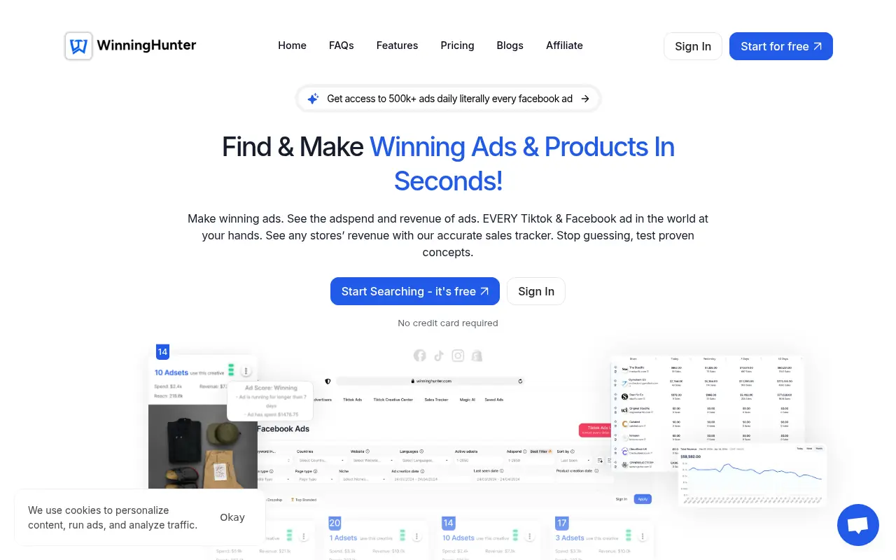 WinningHunter screenshot