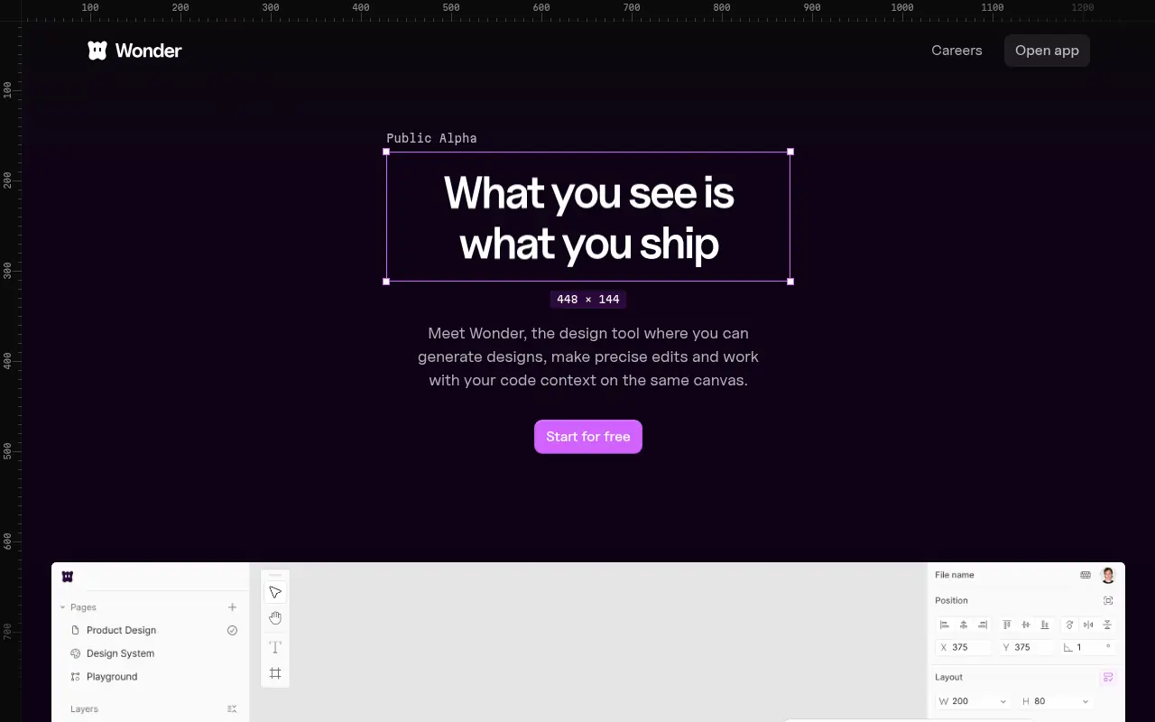 Wonder screenshot