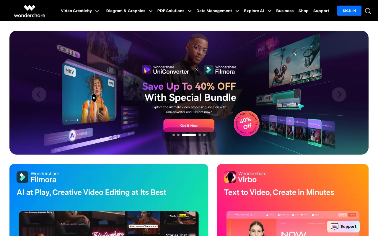 Wondershare screenshot