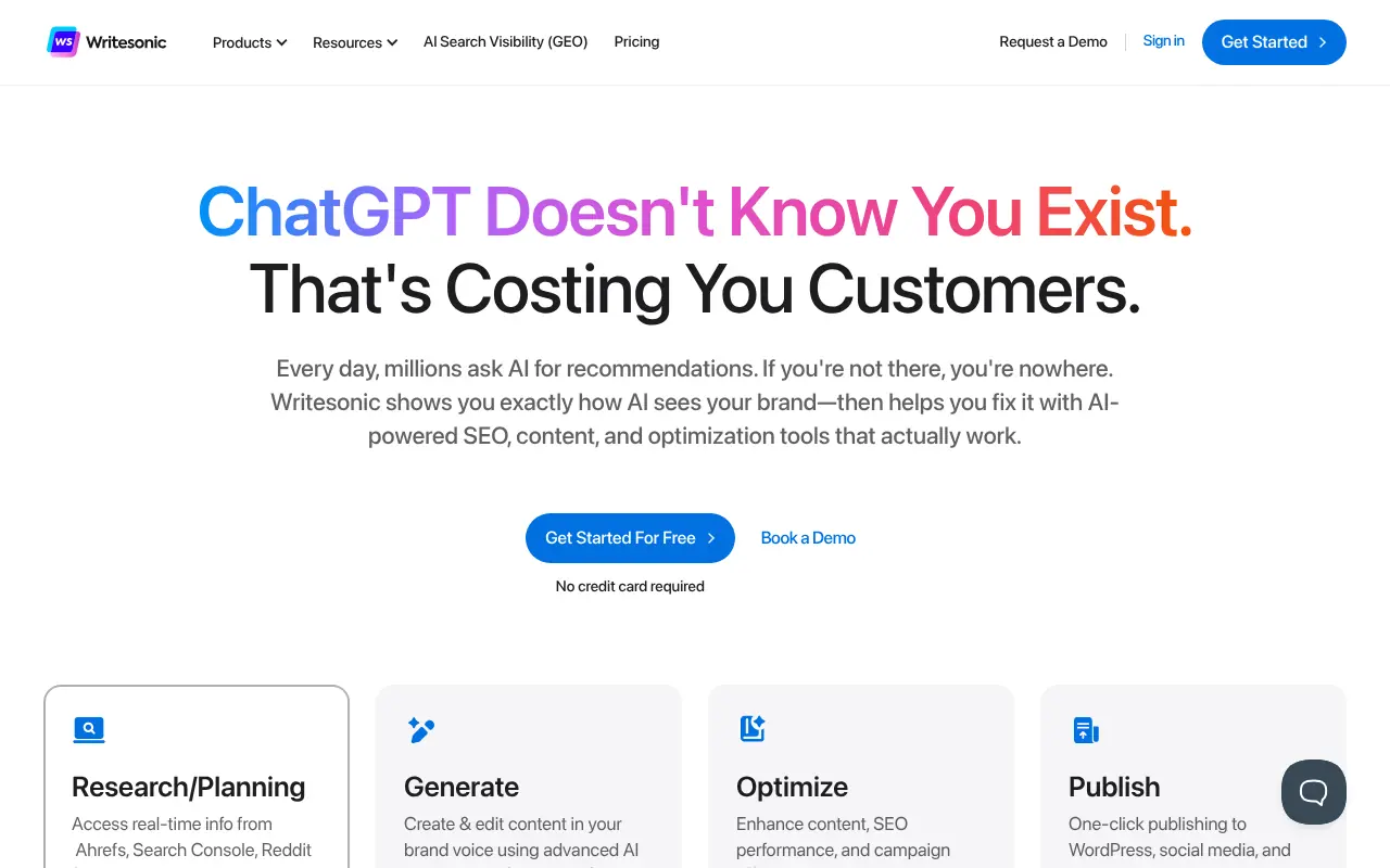 Writesonic screenshot