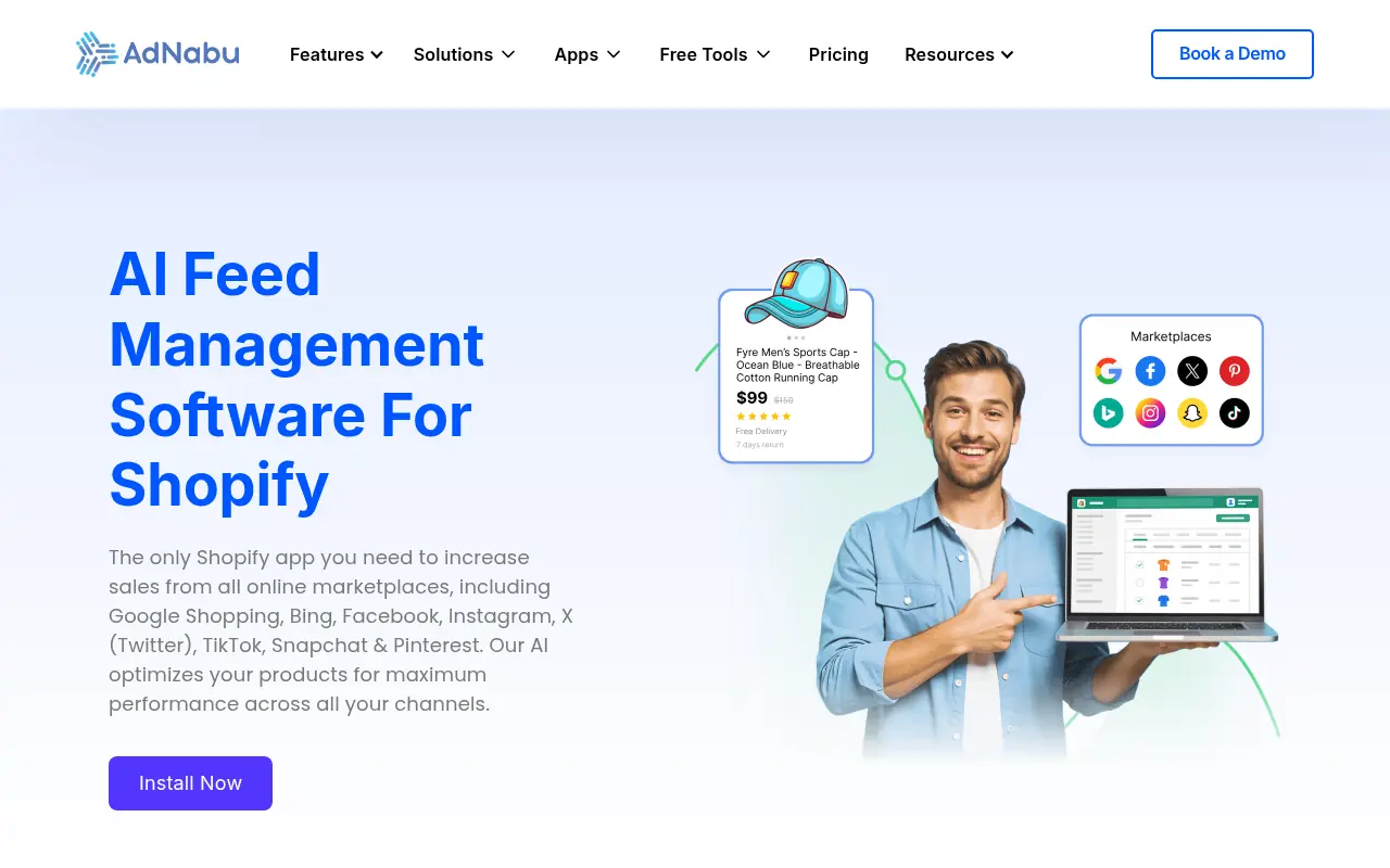 AdNabu screenshot