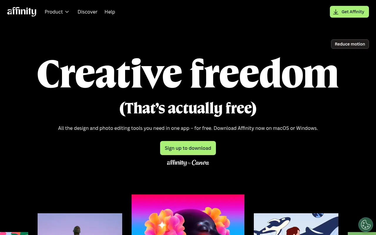 Affinity Studio screenshot