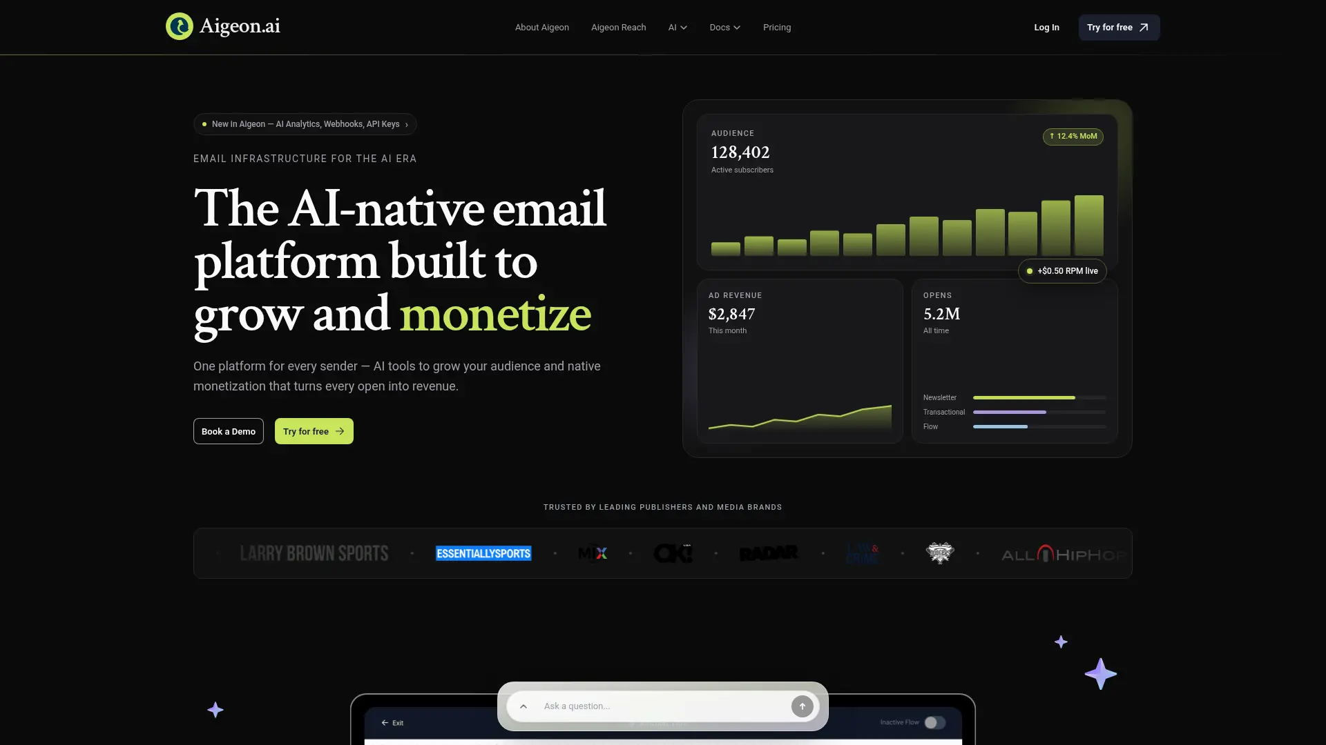 Aigeon screenshot